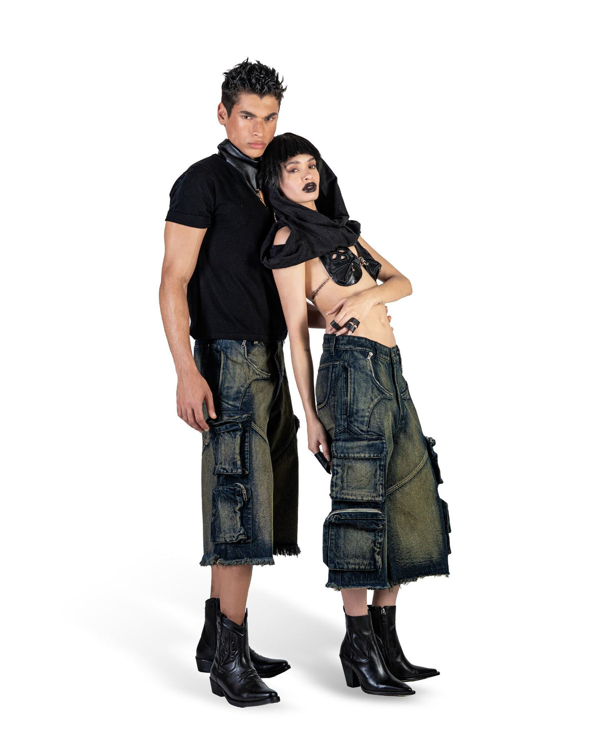 ARCPOCKET DENIM JORTS