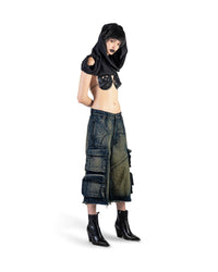 ARCPOCKET DENIM JORTS