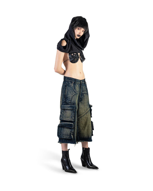 ARCPOCKET DENIM JORTS