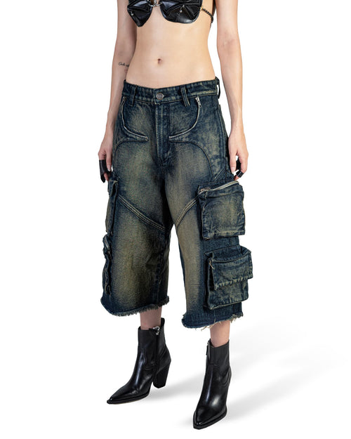 ARCPOCKET DENIM JORTS