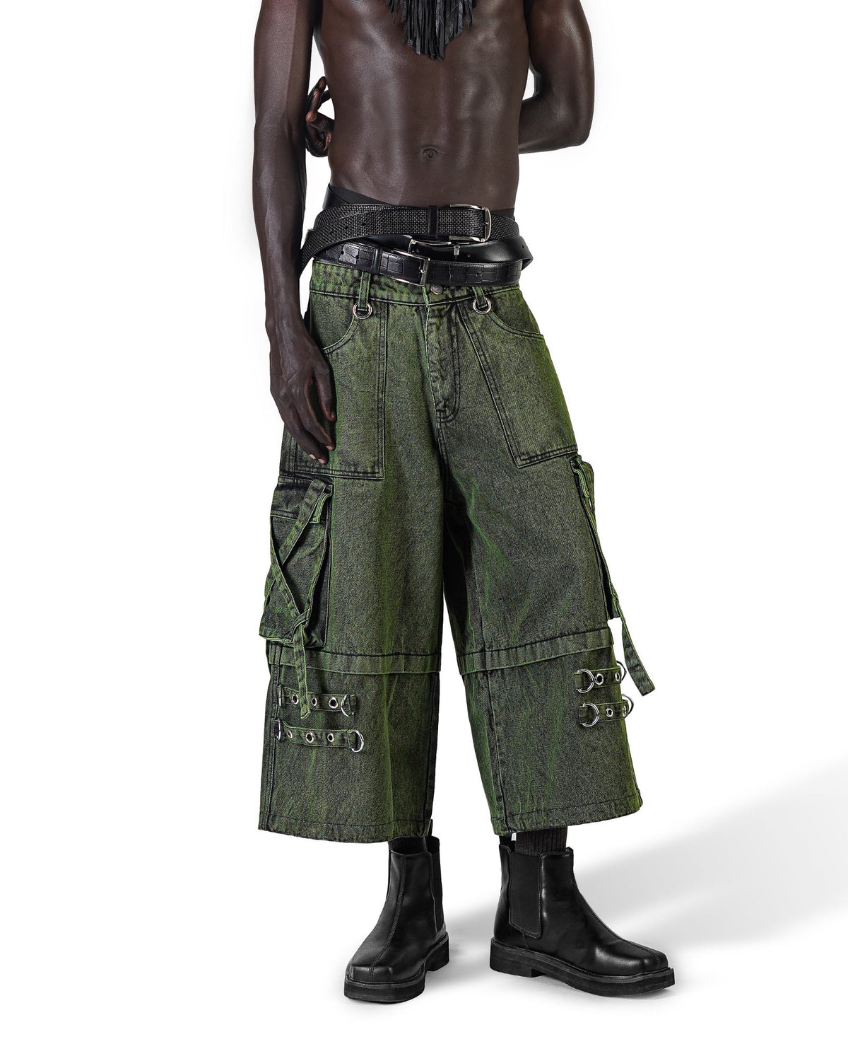 OLIVE ROUTE JORTS
