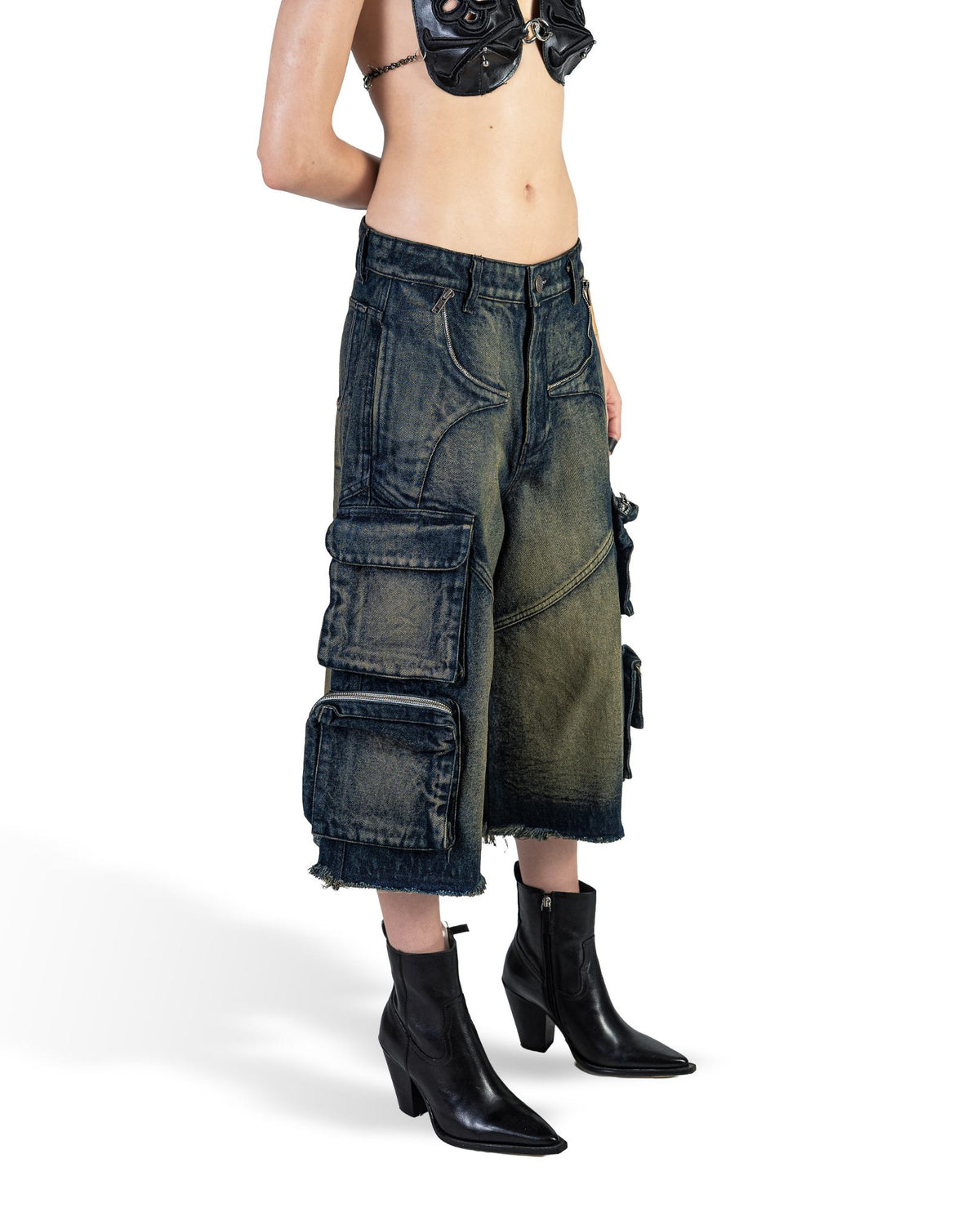 ARCPOCKET DENIM JORTS