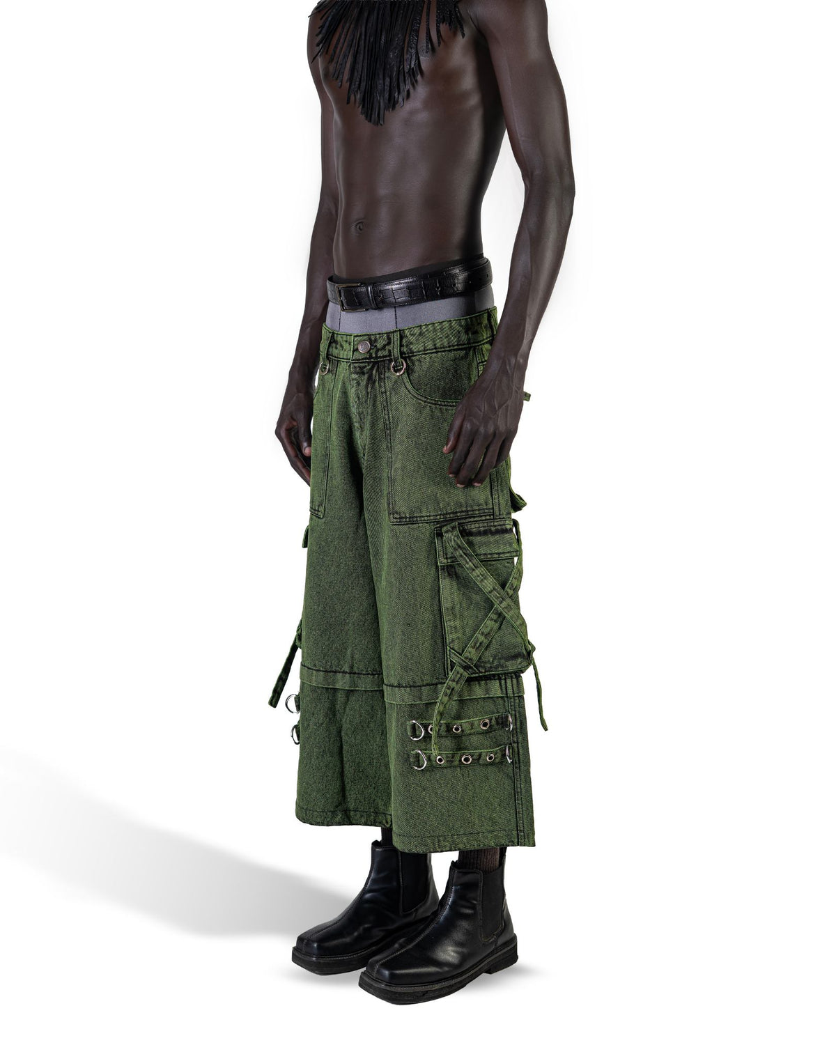 OLIVE ROUTE JORTS
