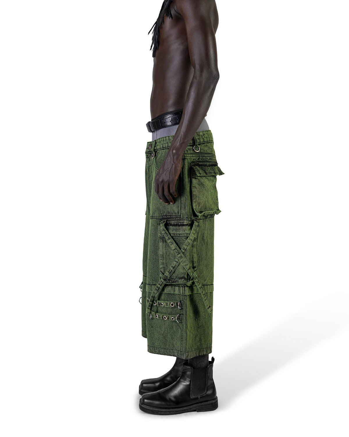 OLIVE ROUTE JORTS