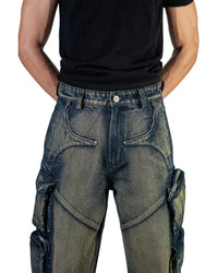ARCPOCKET DENIM JORTS