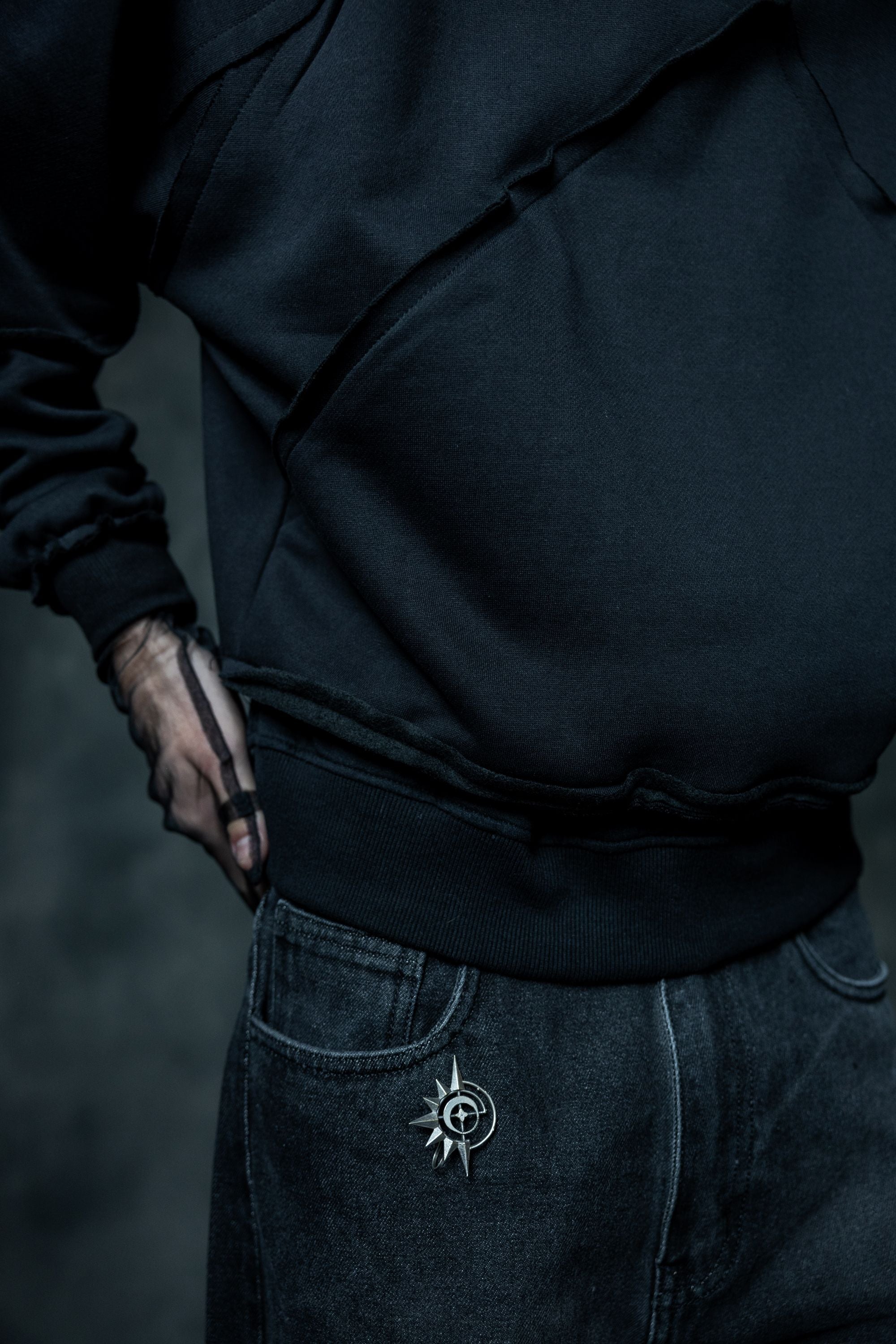 Premium Black Oversized Hoodie for Men | Premium Streetwear–Zica Bella