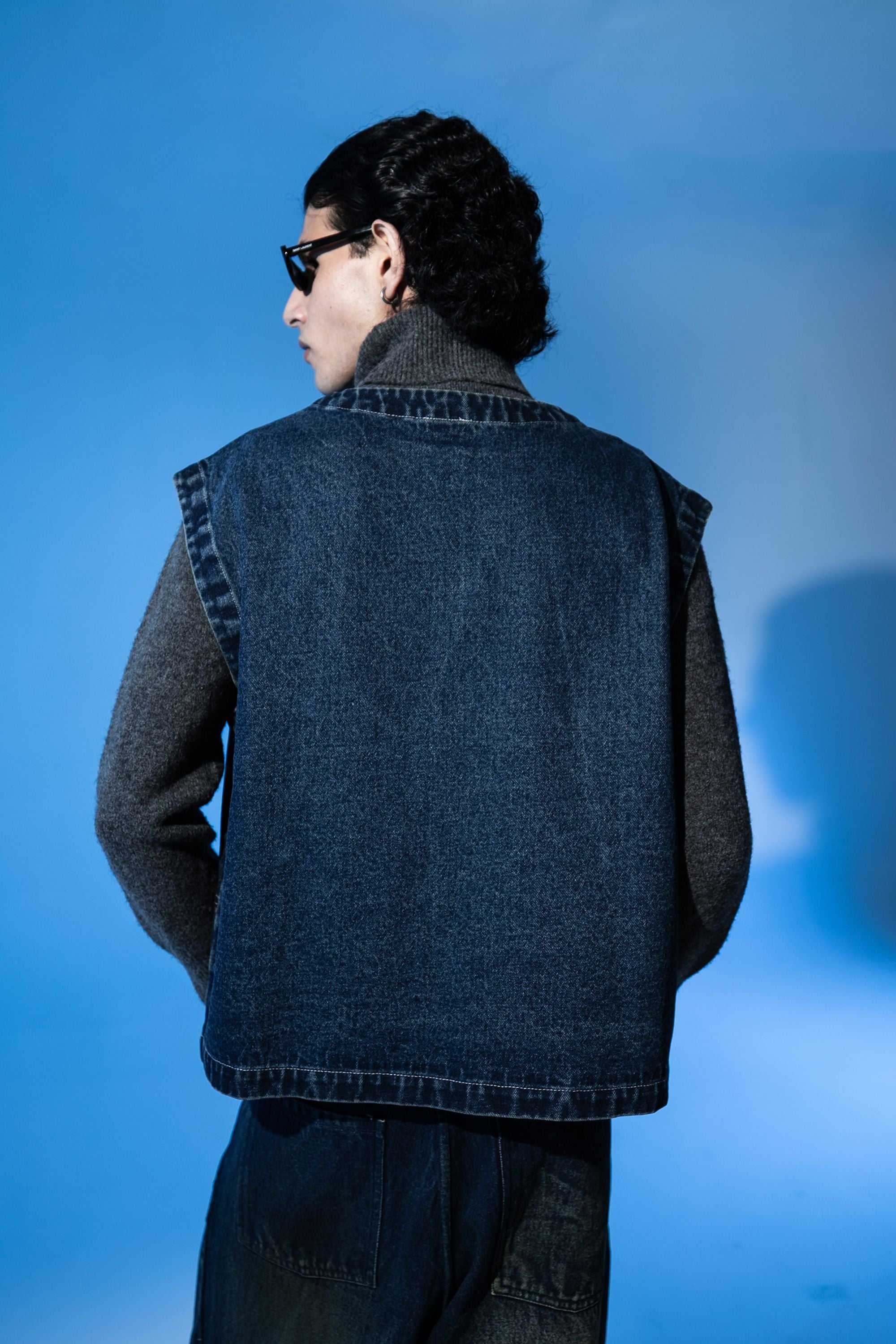 【新品未使用】wjk denim jersey zip blouson Sleeveless Denim Jacket for Men | Premium Streetwear – Zica Bella