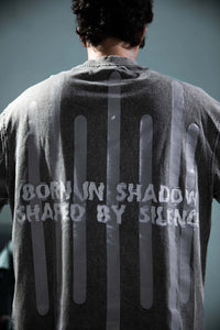 Stylish oversized grey acid wash t-shirt, graphic soul design, perfect for casual streetwear
